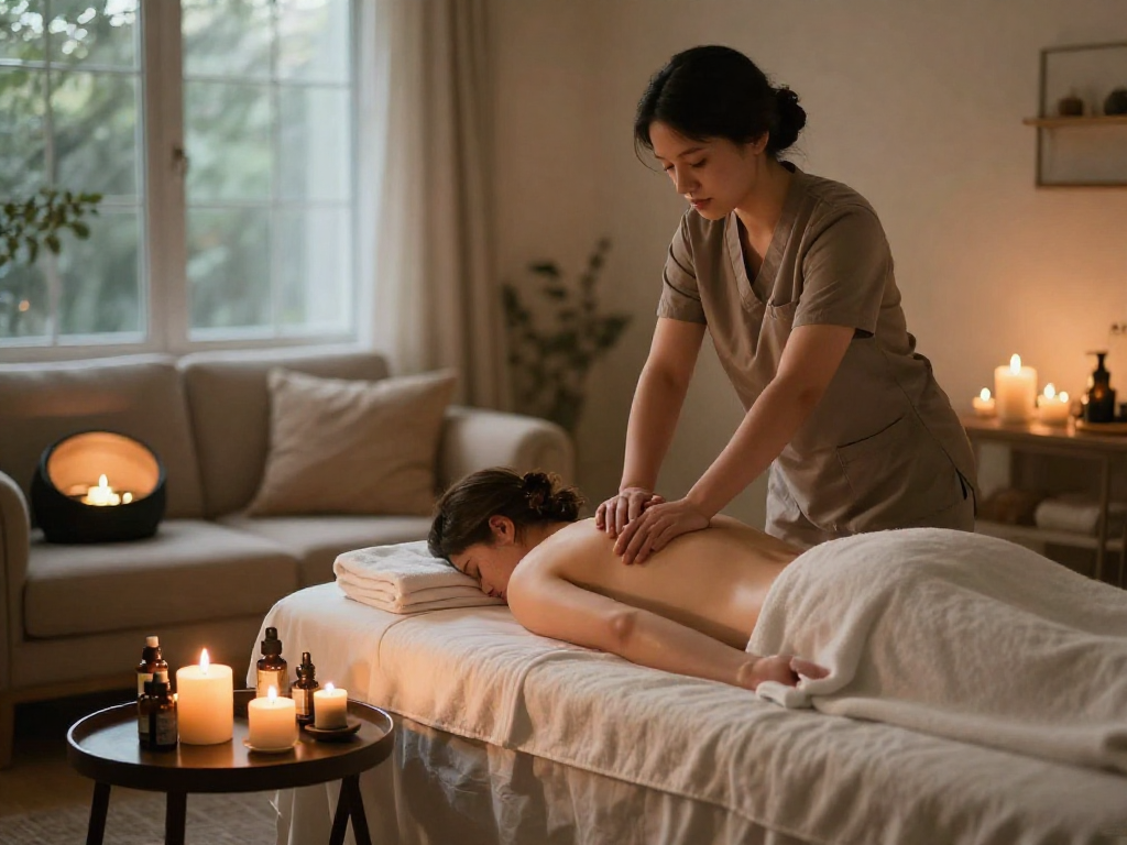 Experience ultimate relaxation with 일산출장마사지 in a tranquil home setting.