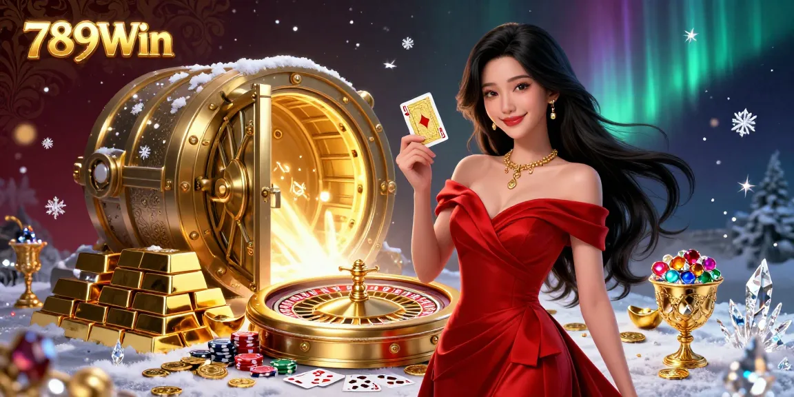 Experience the excitement of 789Win with an elegant young woman showcasing luxury and gaming flair.