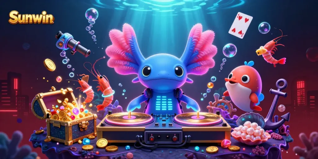 Engage in thrilling games at Sunwin with vibrant underwater casino fun!